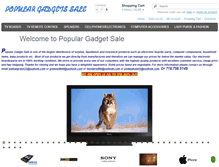 Tablet Screenshot of populargadgetsale.com